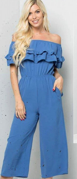 Blue beauty romper - NewPalm Collection